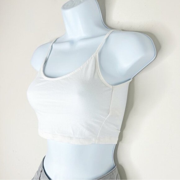 Wilfred Free Aritzia Women's Tank Top Cropped White Size XXS - Picture 4 of 14